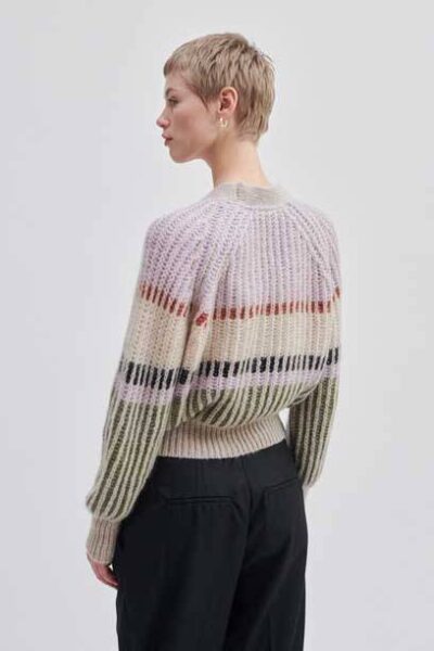 Rosanna knit cardigan pastel lilac Second Female