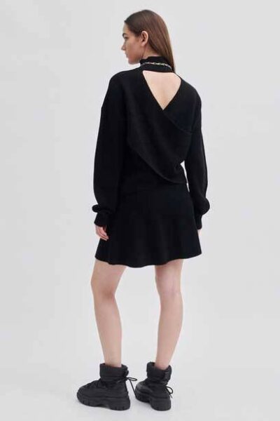 Ysamil knit t-neck black Second Female