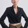 Almanda cropped blazer black Second Female - Afbeelding 2