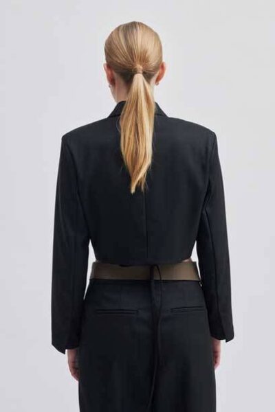 Almanda cropped blazer black Second Female