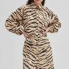 Florin waist dress dark chalk Second Female