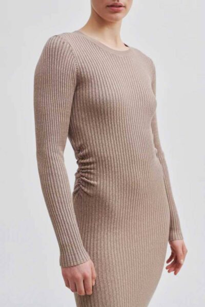 Sanka new knit dress silver mink Second Female