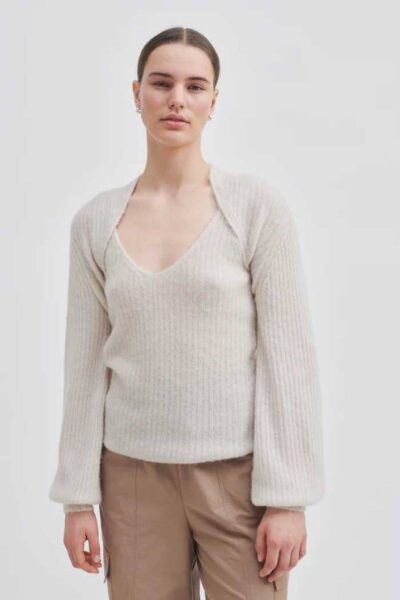 Ymma knit bolero summer sand Second Female