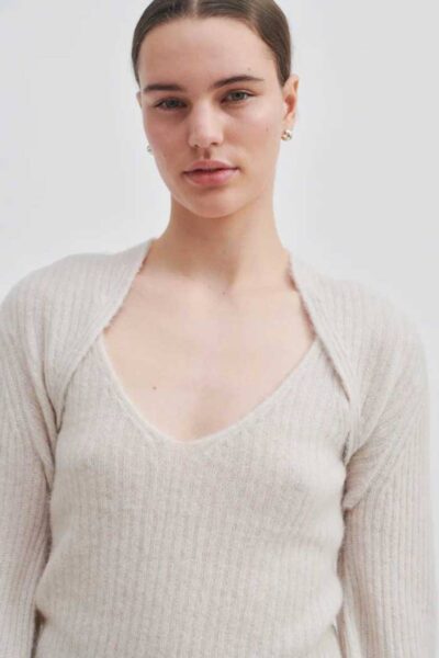 Ymma knit bolero summer sand Second Female