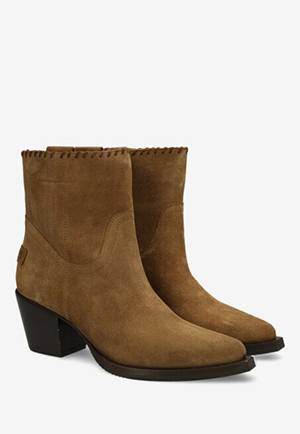 Jaymie ankle suede brown SHABBIES Amsterdam