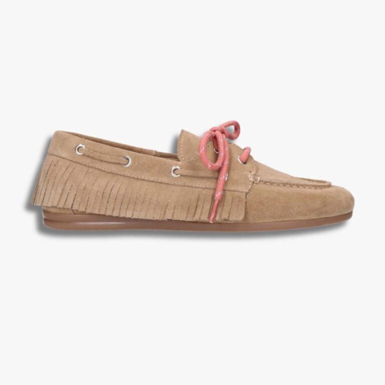 Loafer suede taupe Shoecolate