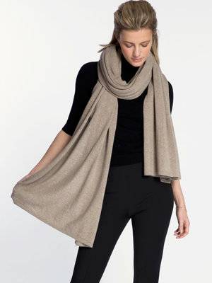 Cosy chic taupe melee Sjaalmania