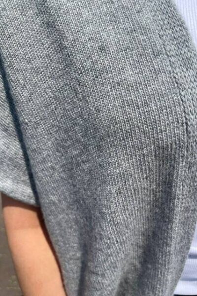 Cosy cardigan mid gey Sjaalmania