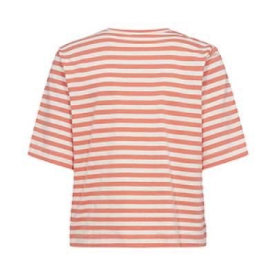 T-shirt coral striped Sofie Schnoor