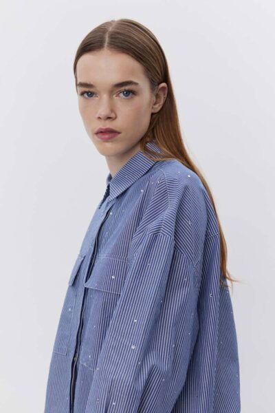 Shirt blue striped Sofie Schnoor