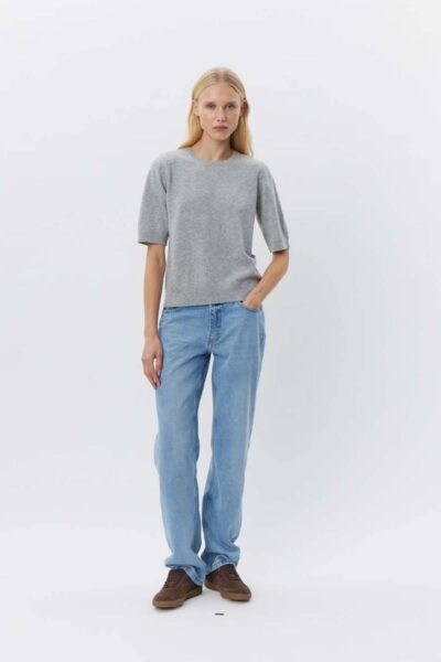 Viana knit grey melange Sofie Schnoor