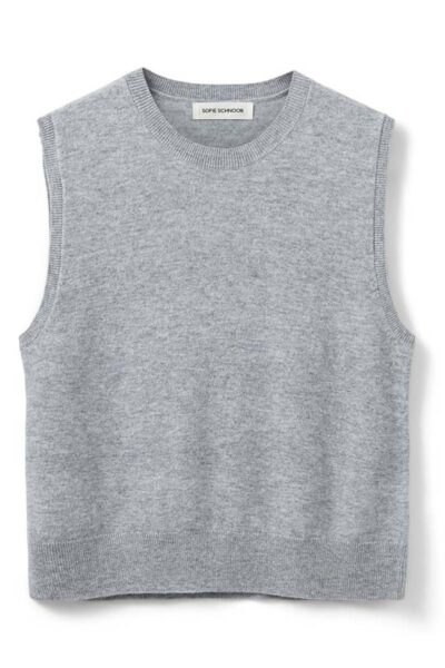 Karli vest grey melange Sofie Schnoor