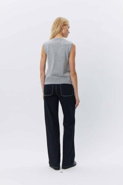 Karli vest grey melange Sofie Schnoor