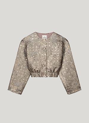 Jacket lurex jacquard cashmere Summum