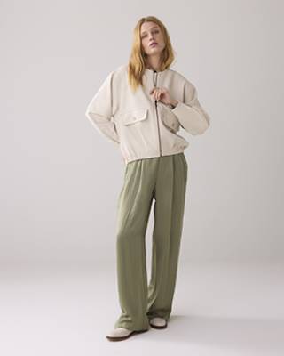 Jacket uni pebble beige Summum