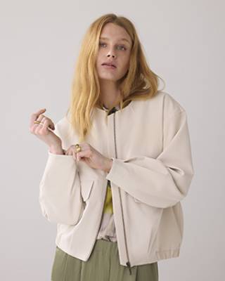 Jacket uni pebble beige Summum