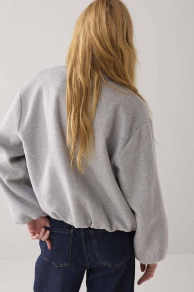 Jacket bomber classic wool mist Summum