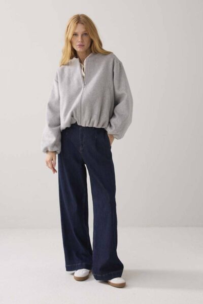 Jacket bomber classic wool mist Summum