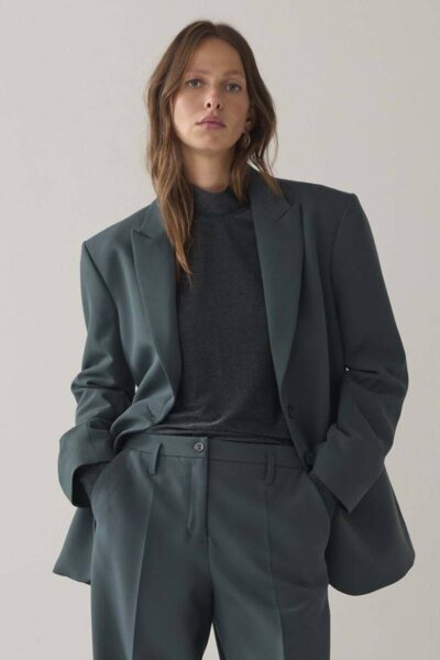 Blazer foam uni emerald green Summum Woman