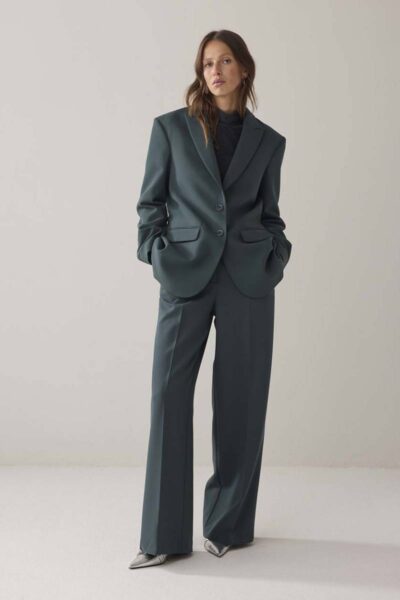 Blazer foam uni emerald green Summum Woman