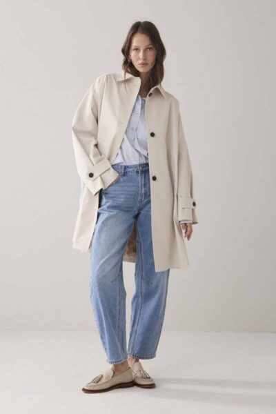 Jacket gabardine ivory Summum