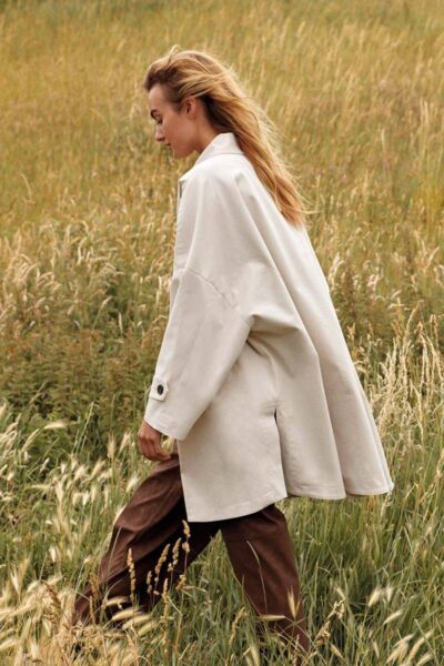 Jacket gabardine ivory Summum