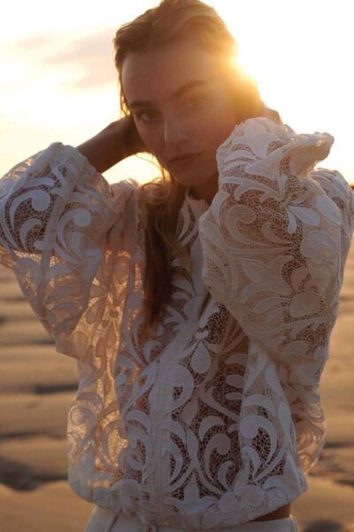 Jacket lace ivory Summum