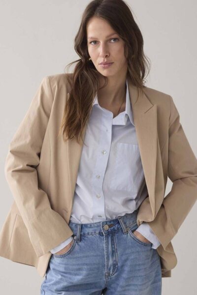 Blazer cotton blend alpaca Summum