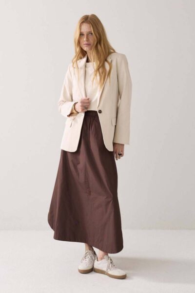 Blazer cotton blend ivory Summum