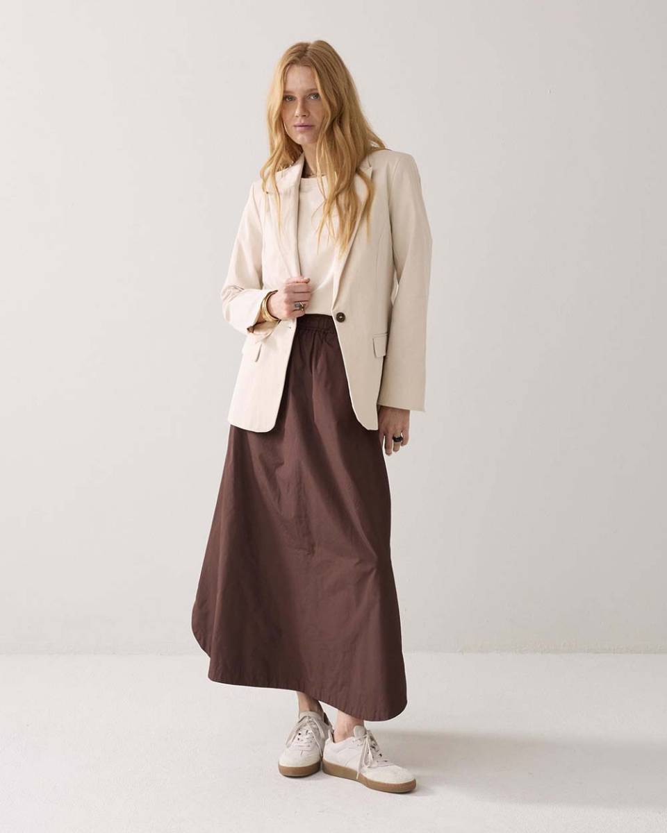 Blazer cotton blend ivory Summum - Afbeelding 5