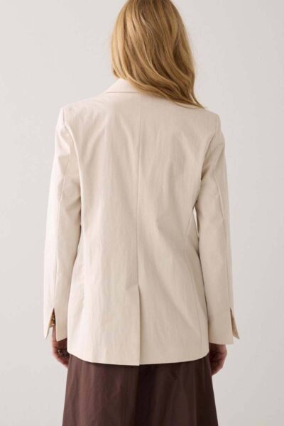 Blazer cotton blend ivory Summum