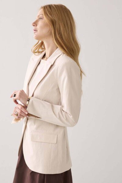 Blazer cotton blend ivory Summum