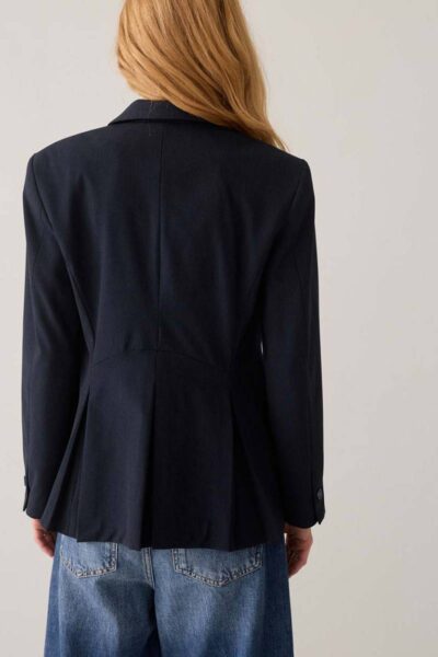 Blazer pinstripe small midnight blue Summum