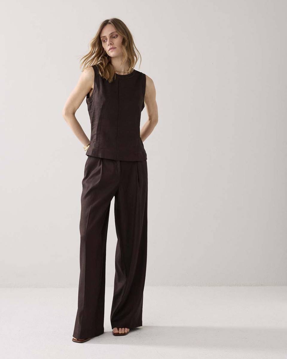 Top linen blend coffee Summum - Afbeelding 4