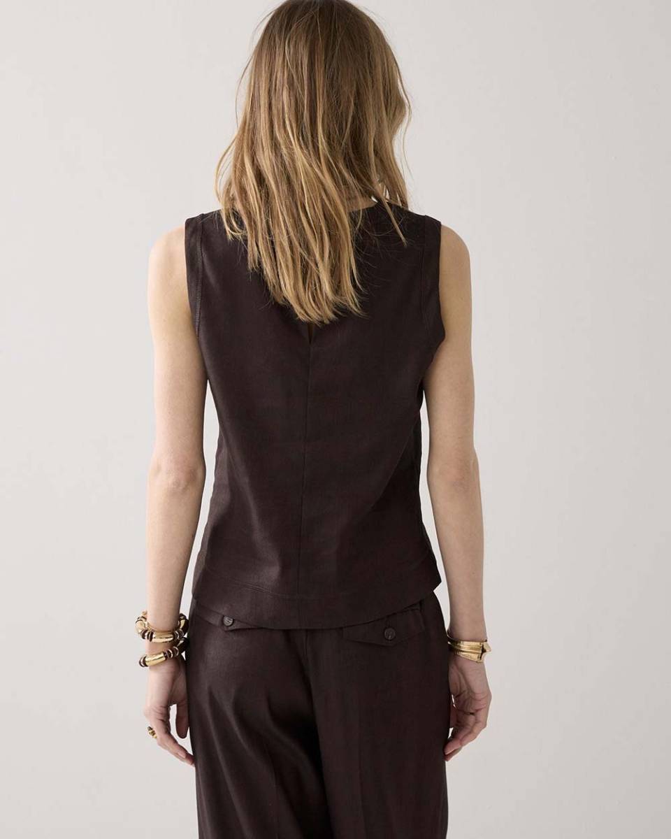 Top linen blend coffee Summum - Afbeelding 5