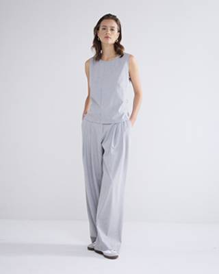 Top viscose blend stretch mist Summum