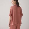 Top short sleeves silky touch sephia blush Summum - Afbeelding 2