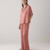 Top short sleeves silky touch sephia blush Summum - Afbeelding 4