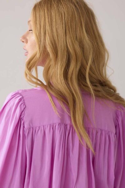 Blouse wide cotton viscose cyclaam Summum