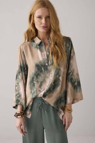 Blouse tie dye print mulicolour Summum