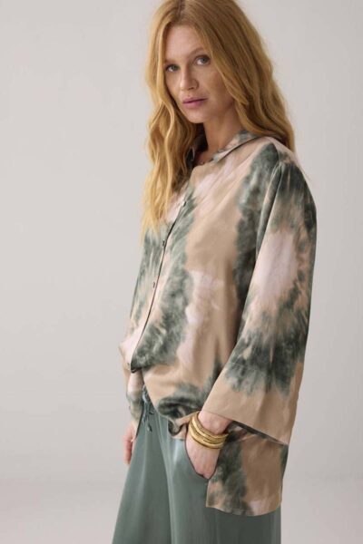 Blouse tie dye print mulicolour Summum