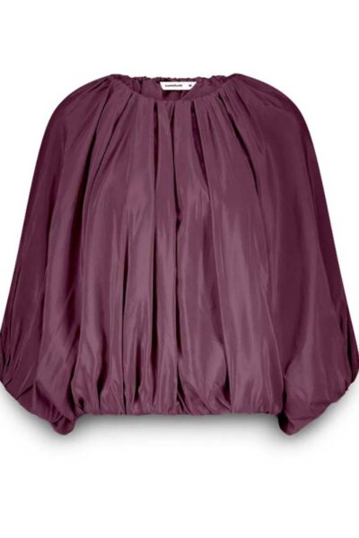 Top cotton viscose wineberry Summum
