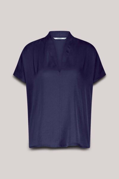 Top sleeveless silky touch midnight blue Summum