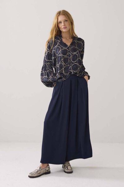 Top all over print midnight blue Summum