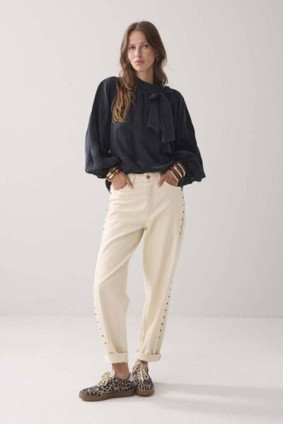 Top cupro black Summum