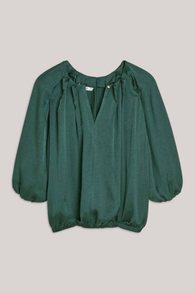 Top silky touch emerald green Summum Woman
