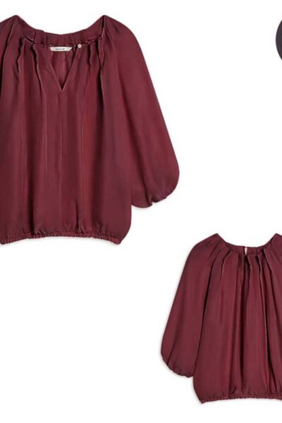 Top cupro merlot Summum Woman