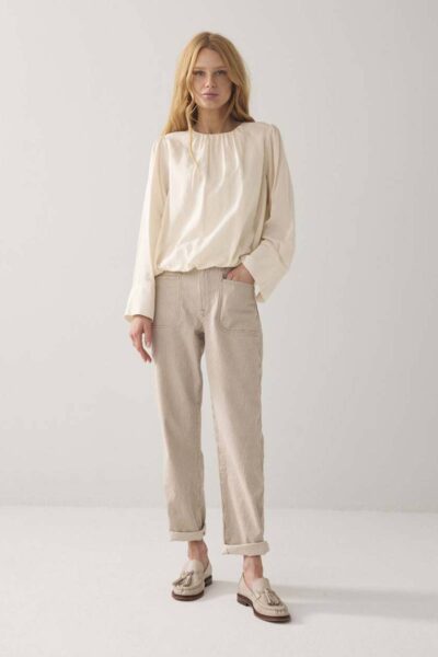 Top viscose cotton ivory Summum