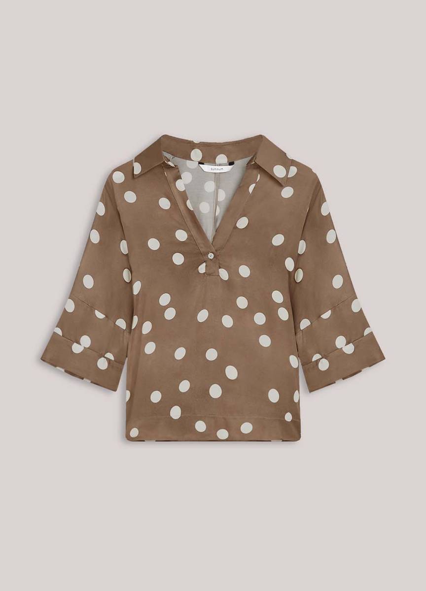 Top irregular dots khaki Summum - Afbeelding 5