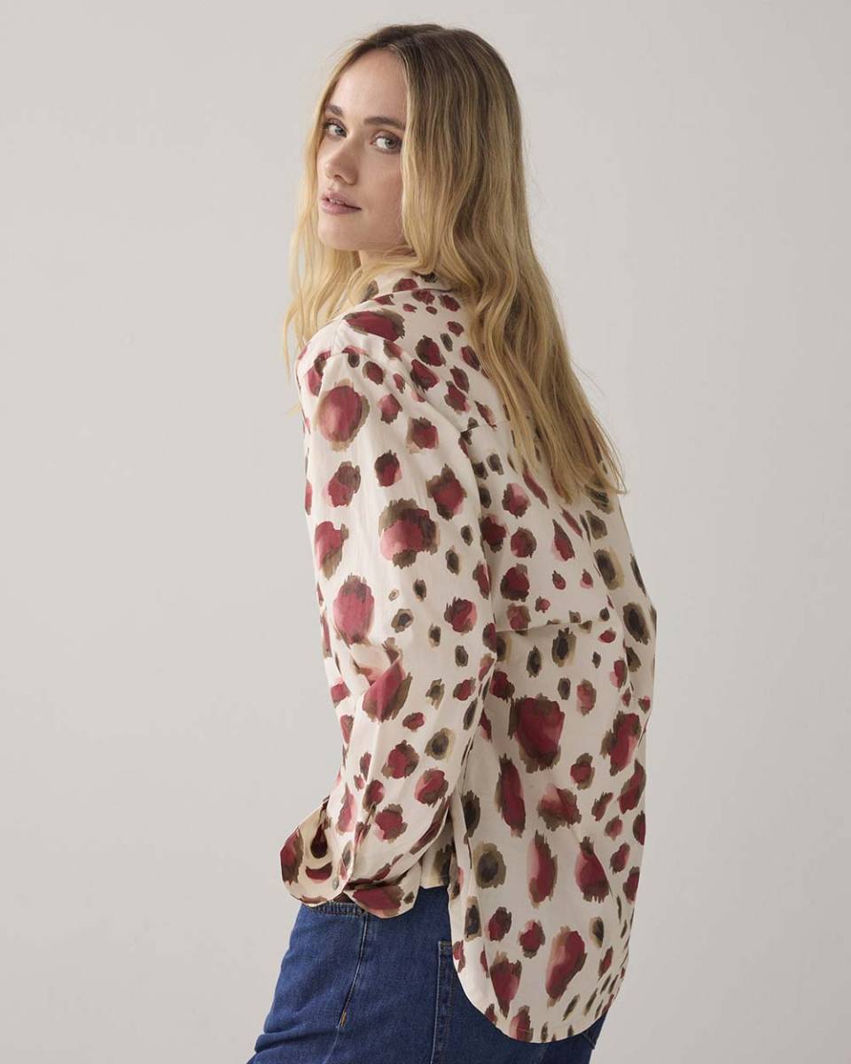 Blouse animal print multicolour Summum - Afbeelding 3